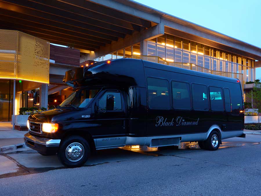 25 Passenger Party Bus — Black Diamond Limo & Party Bus, Oklahoma City
