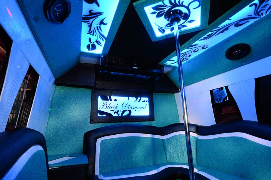 20 Passenger Party Bus — Black Diamond Limo & Party Bus, Oklahoma City