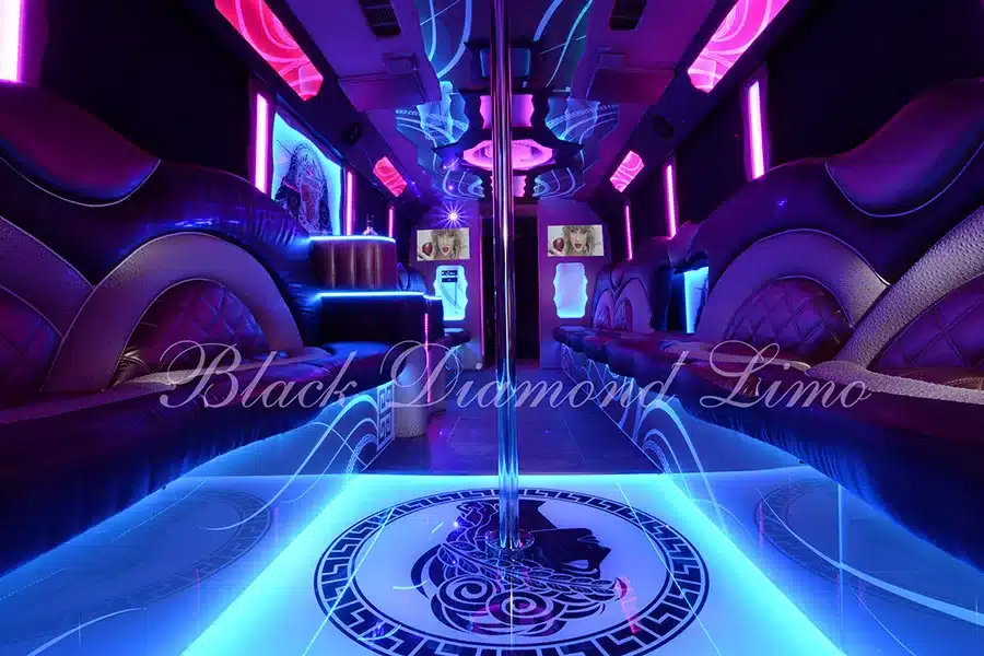 30 Passenger Premium Party Bus — Black Diamond Limo & Party Bus, Oklahoma City